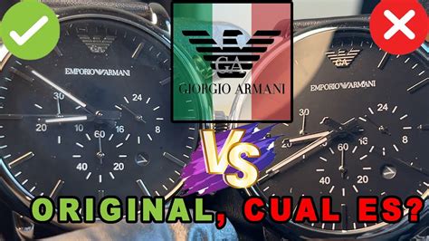 reloj emporio armani como saber si es original|relojes de Emporio Armani.